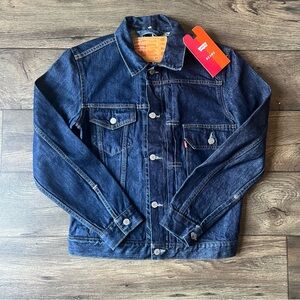 Levi's x Beams Selvedge Half & Half Denim Trucker Jacket Size Extra Small NEW